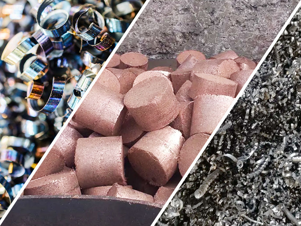 Metal Chips/Shavings/Turnings Compression